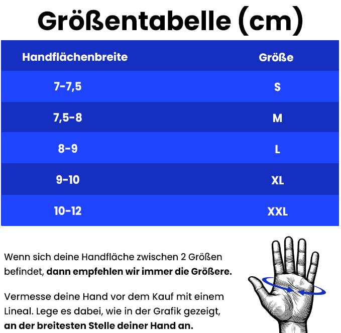 Größentabelle