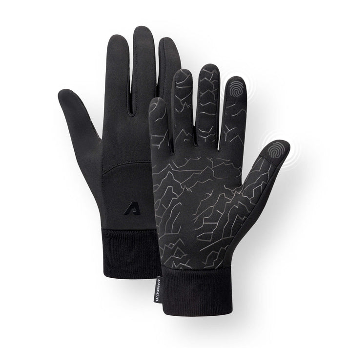 Thermo Handschuhe 2.0 + Thermo Mütze + Schlauchschal + Reflektoren Aufkleber - Alpensattel.de